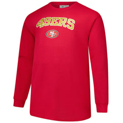 Fanatics San Francisco 49ers Big & Tall Thermal Long Sleeve T-Shirt Scarlet