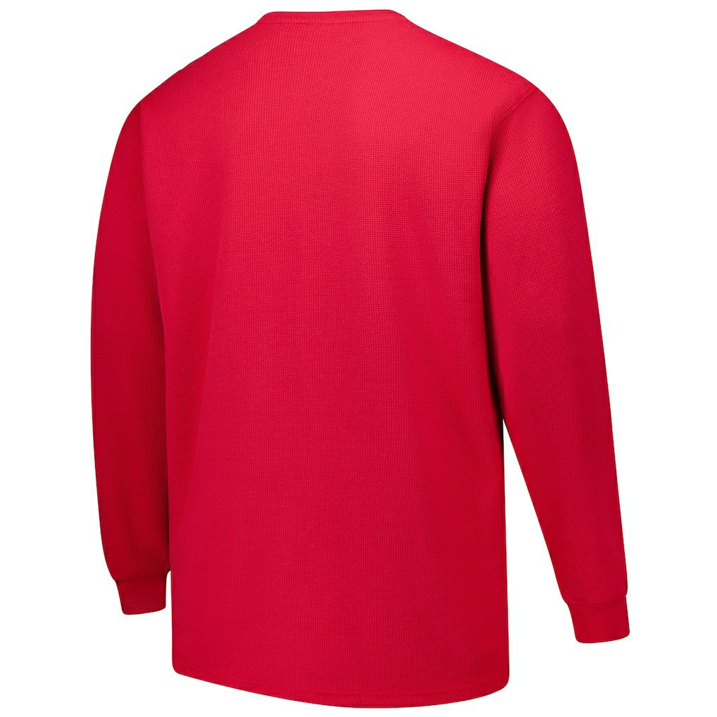 Fanatics San Francisco 49ers Big & Tall Thermal Long Sleeve T-Shirt Scarlet