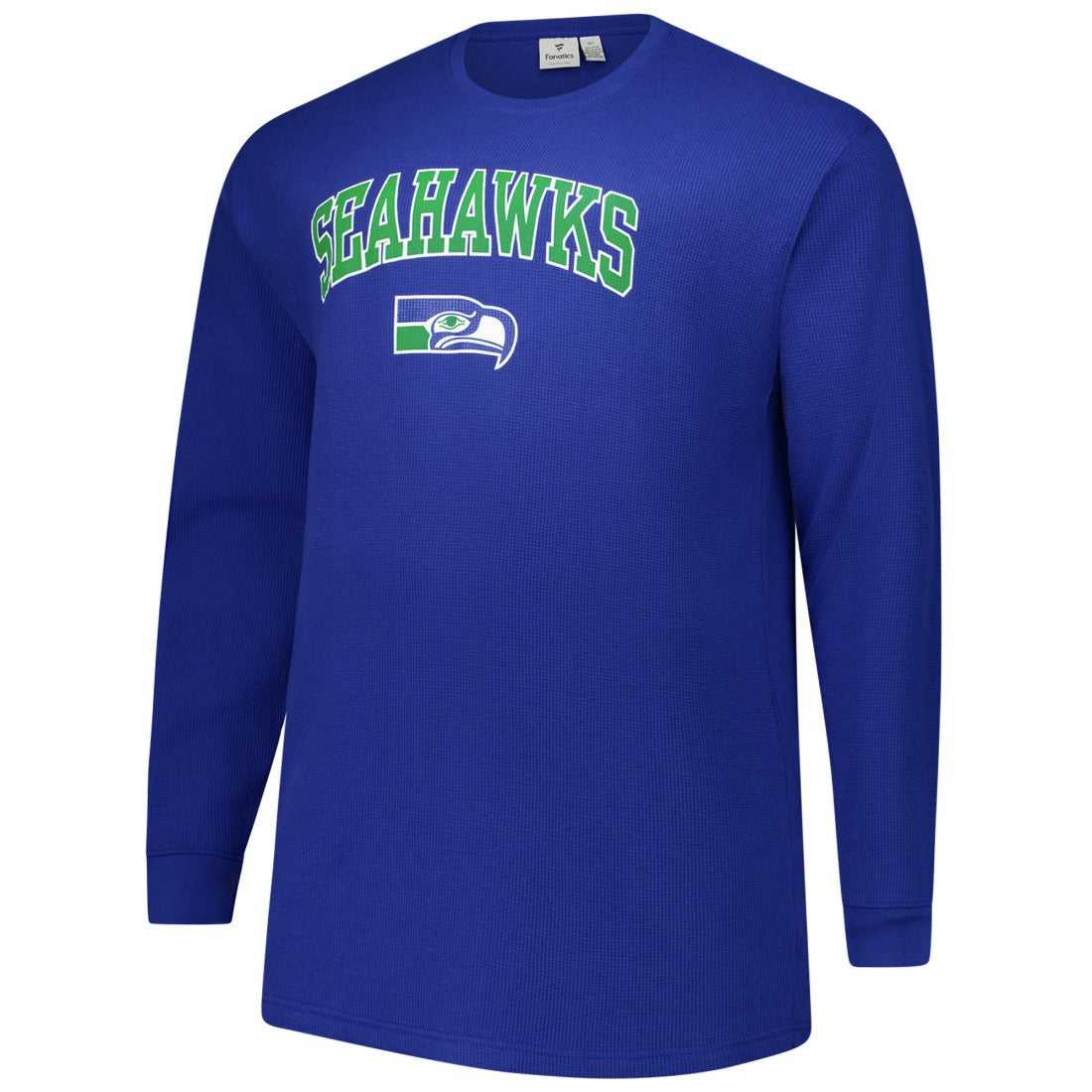 Fanatics Seattle Seahawks Big & Tall Throwback Thermal Long Sleeve T-Shirt Royal