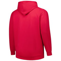 Fanatics San Francisco 49ers Big & Tall Sleeve Hit Full-Zip Hoodie Scarlet