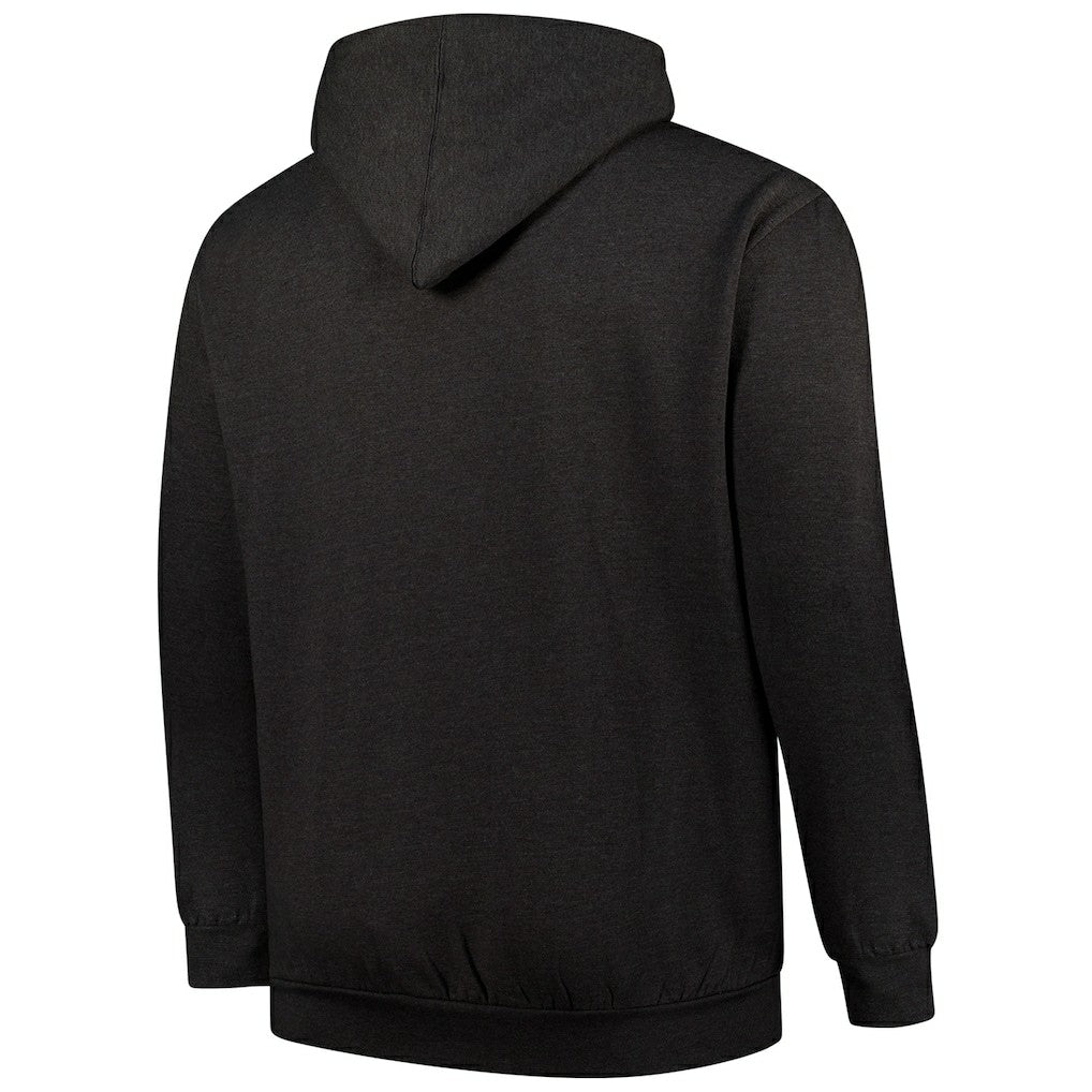 Fanatics Cleveland Browns Big & Tall Sleeve Hit Full-Zip Hoodie Heather Charcoal