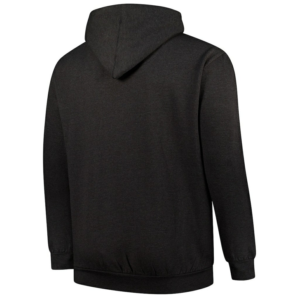 Fanatics Cleveland Browns Big & Tall Sleeve Hit Full-Zip Hoodie Heather Charcoal