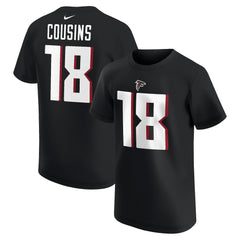 Nike Kirk Cousins Atlanta Falcons Youth Player Name & Number T-Shirt Black