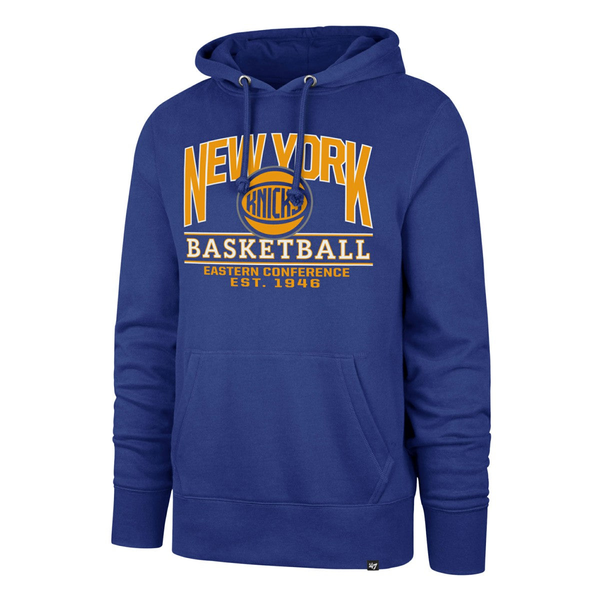 New York Knicks '47 Big & Tall Good Call Headline Pullover Hoodie Blue | 47 brand