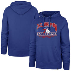 Philadelphia 76ers '47 Big & Tall Good Call Headline Pullover Hoodie Royal | 47 brand