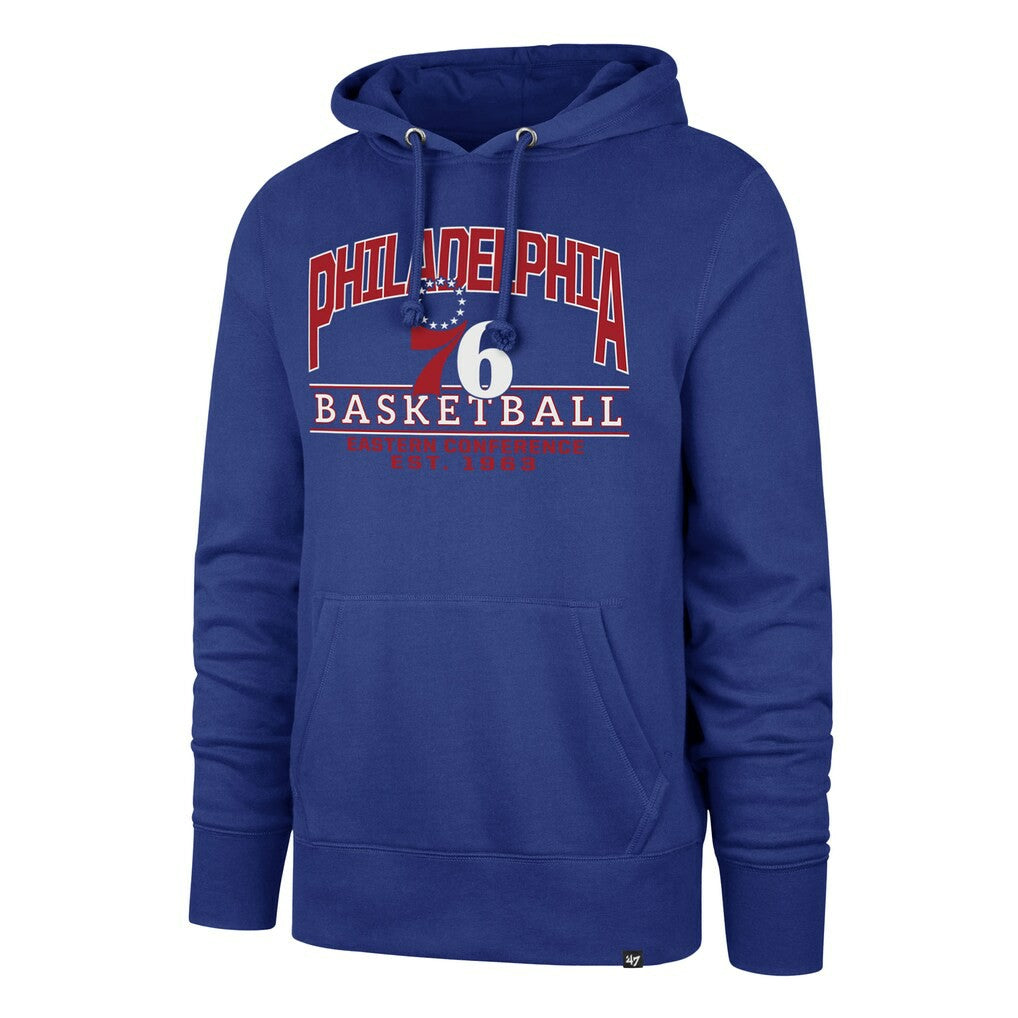 Philadelphia 76ers '47 Big & Tall Good Call Headline Pullover Hoodie Royal | 47 brand