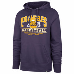 Los Angeles Lakers '47 Big & Tall Good Call Headline Pullover Hoodie Purple | 47 brand Near Me