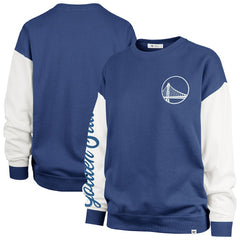 Golden State Warriors '47 Women's Plus Size Oversized Rise Andie Pullover Sweatshirt for sale Royal | 47 brand Lifestyle