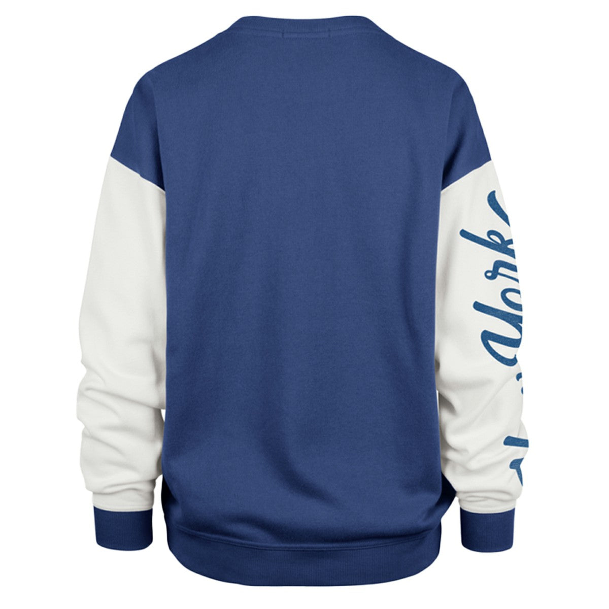 New York Knicks '47 Women's Plus Size Oversized Rise Andie Pullover Sweatshirt Blue | 47 brand for sale