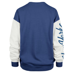 New York Knicks '47 Women's Plus Size Oversized Rise Andie Pullover Sweatshirt Blue | 47 brand for sale