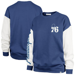 Philadelphia 76ers '47 Women's Plus Size Oversized Rise Andie Pullover Sweatshirt Royal | 47 brand online