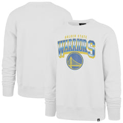 Golden State Warriors '47 Big & Tall Spotlight Headline Pullover Sweatshirt for sale Cream | 47 brand US