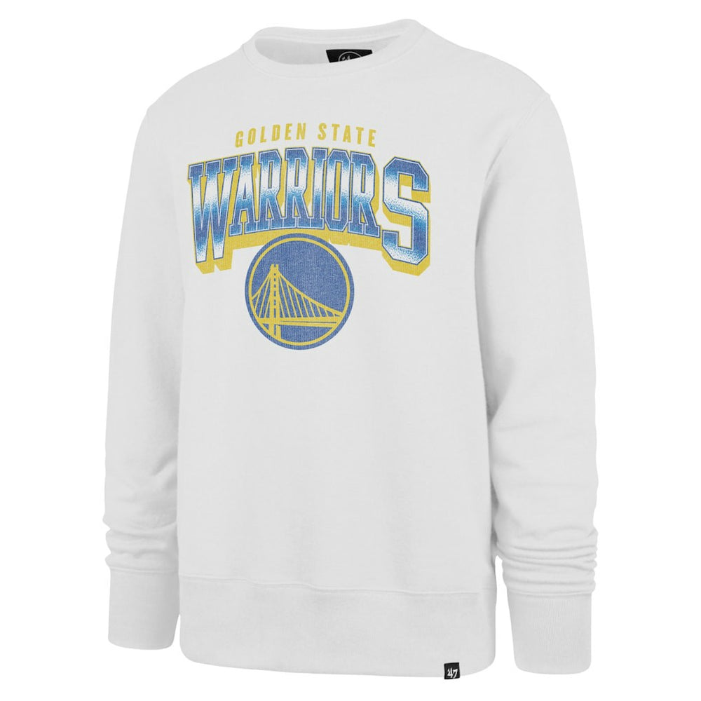 Golden State Warriors '47 Big & Tall Spotlight Headline Pullover Sweatshirt for sale Cream | 47 brand US