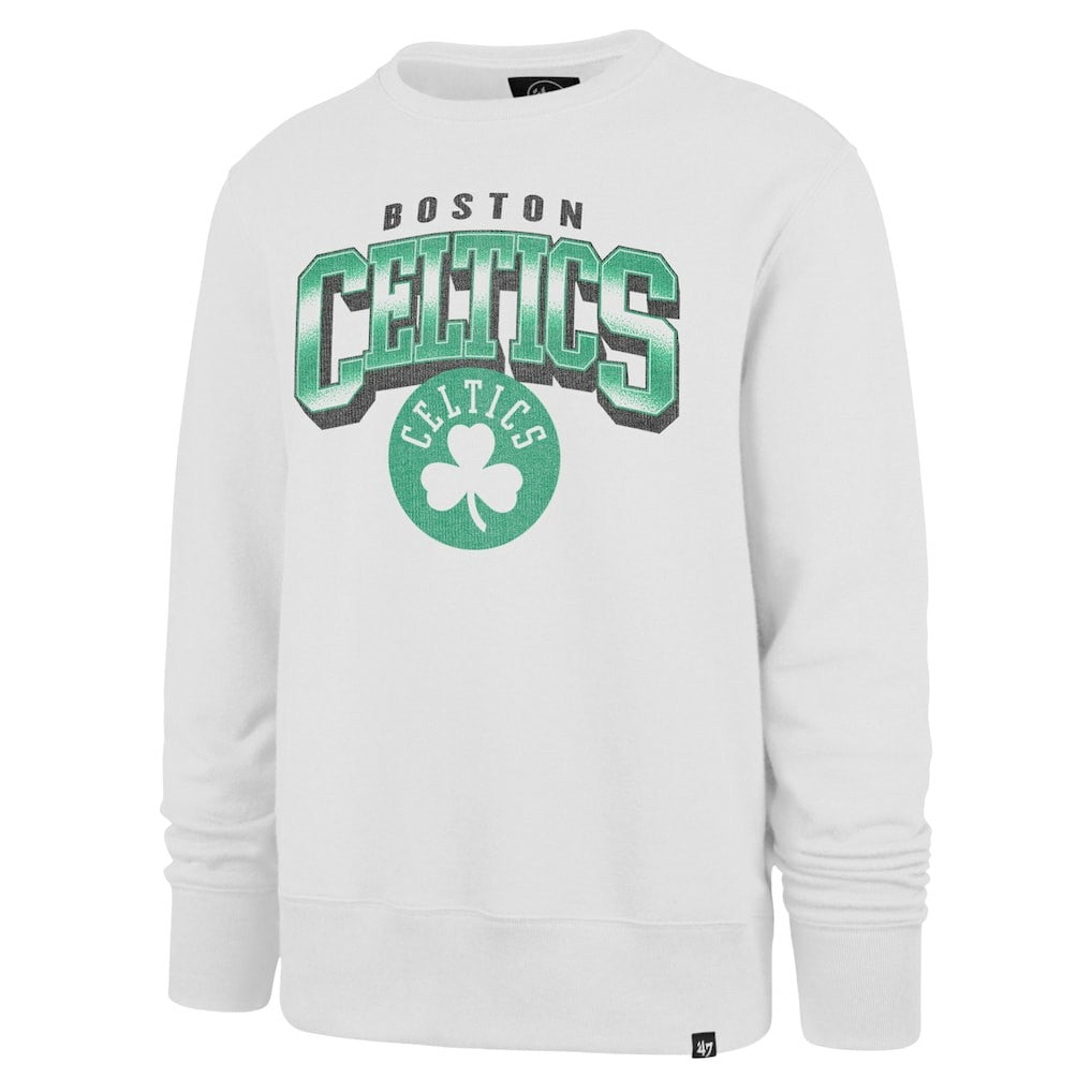 Boston Celtics '47 Big & Tall Spotlight Headline Pullover Sweatshirt Cream | 47 brand Near Me
