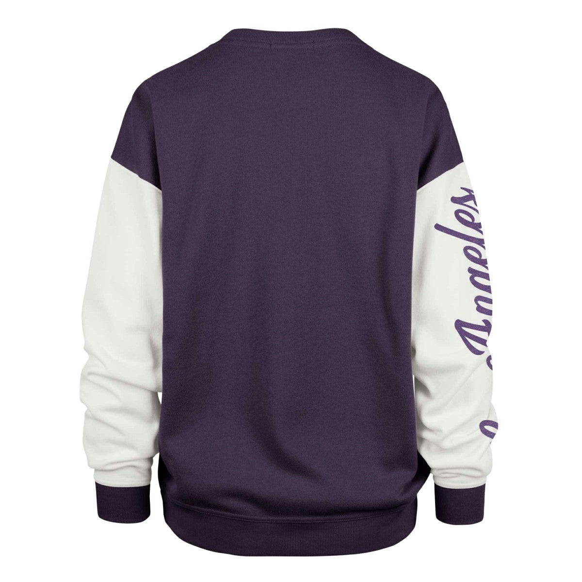 Los Angeles Lakers '47 Women's Rise Andie Pullover Sweatshirt Oversized Pullover Sweatshirt Purple | 47 brand Near Me