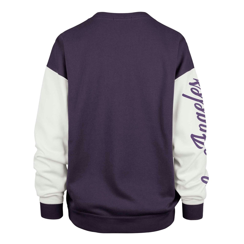 Los Angeles Lakers '47 Women's Rise Andie Pullover Sweatshirt Oversized Pullover Sweatshirt Purple | 47 brand Near Me