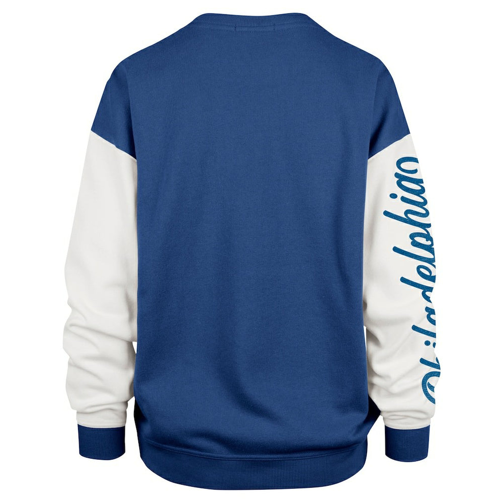 Philadelphia 76ers '47 Women's Rise Andie Oversized Pullover Sweatshirt Royal | 47 brand outlet