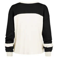 Brooklyn Nets '47 Women's Curve Raglan Long Sleeve T-Shirt Cream | 47 brand US
