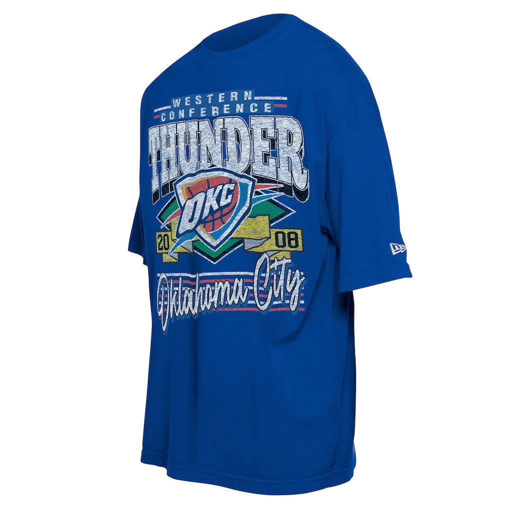 Oklahoma City Thunder Distressed Sport Classics T-Shirt Blue | New Era outlet