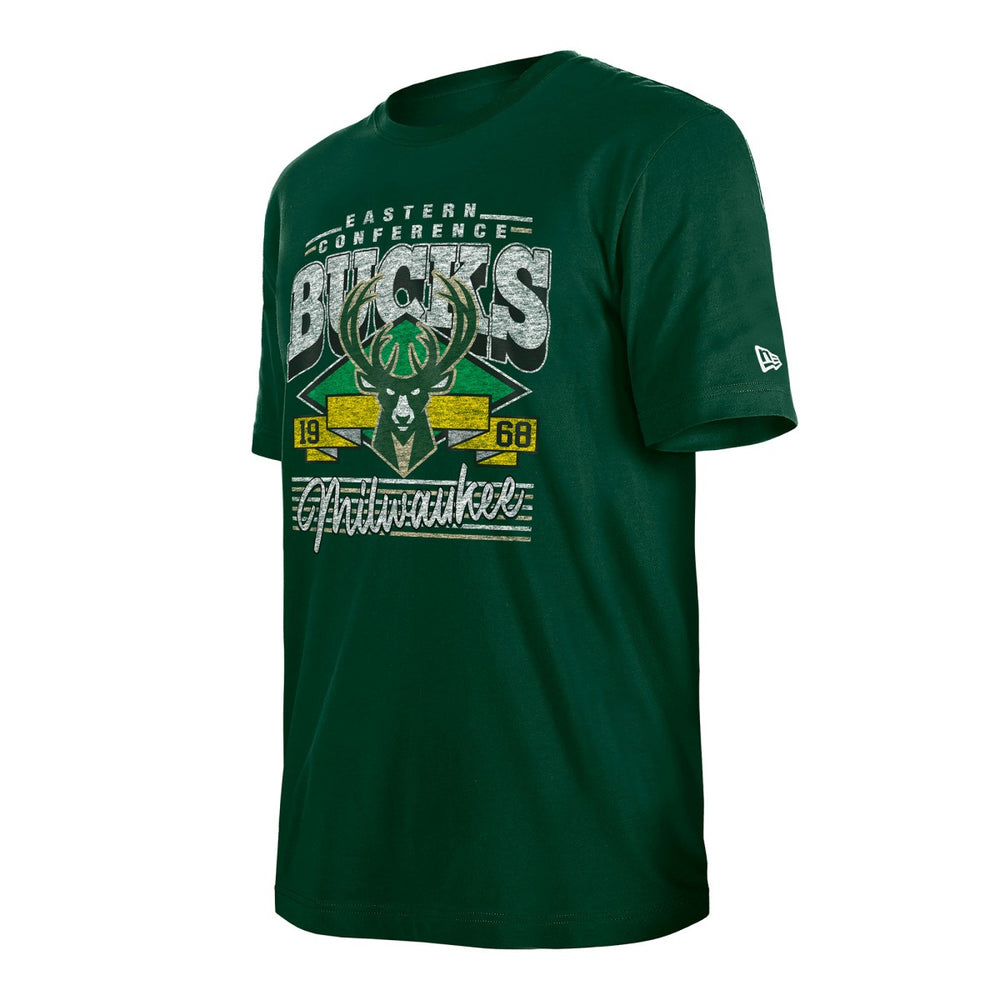 Milwaukee Bucks Sport Classics T-Shirt Hunter Green | New Era for sale