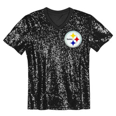 T.J. Watt Pittsburgh Steelers Women's Player Name & Number V-Neck Fashion Jersey Black
