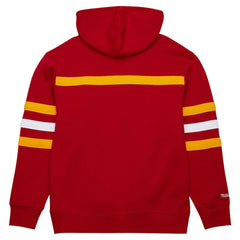 Kansas City Chiefs Vintage Logo Head Coach Fleece Pullover Hoodie Red
