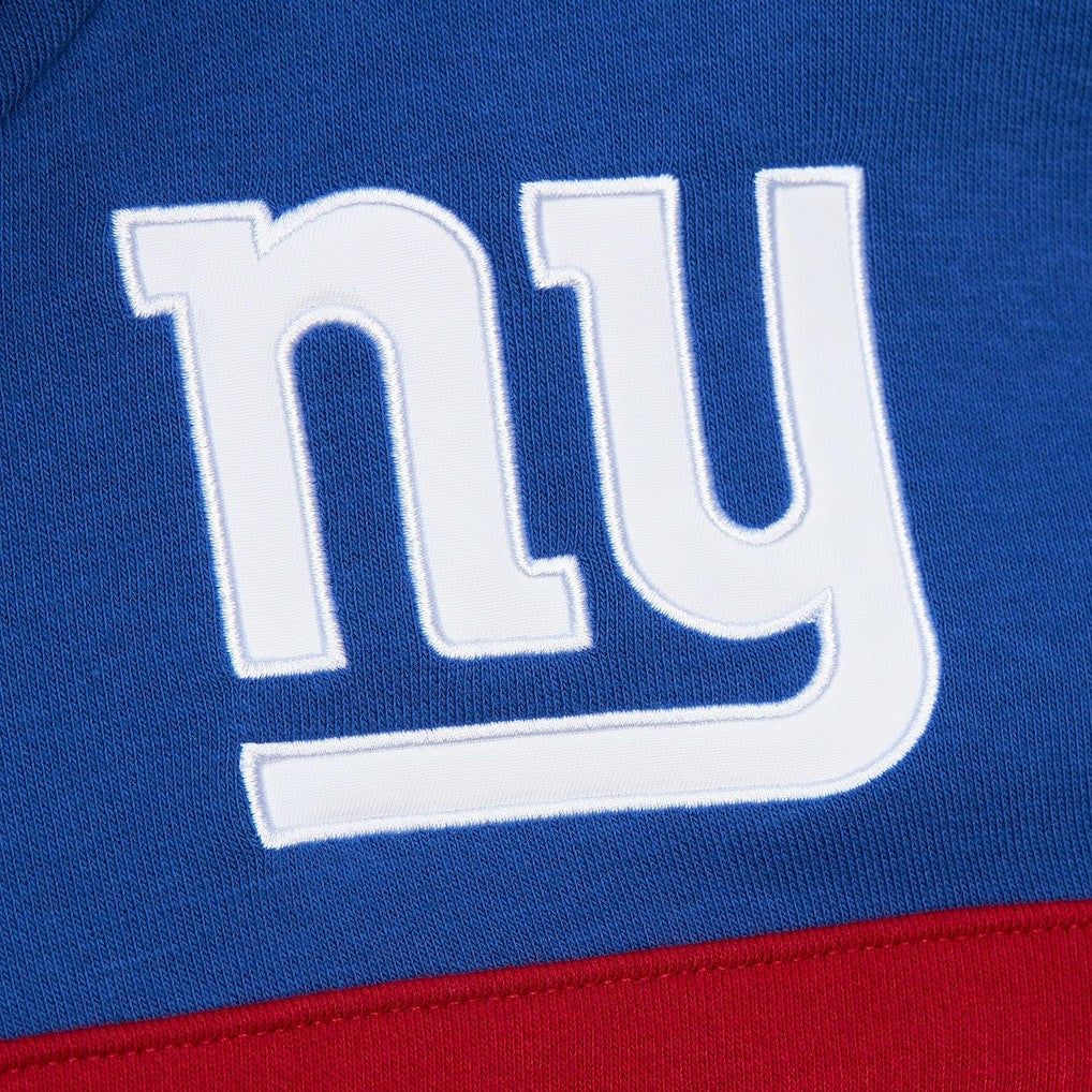 New York Giants Vintage Logo Head Coach Fleece Pullover Hoodie Royal