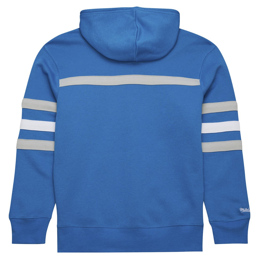 Detroit Lions Vintage Logo Head Coach Fleece Pullover Hoodie Blue