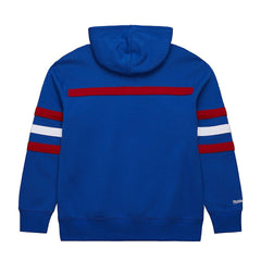New England Patriots Vintage Logo Head Coach Fleece Pullover Hoodie Royal
