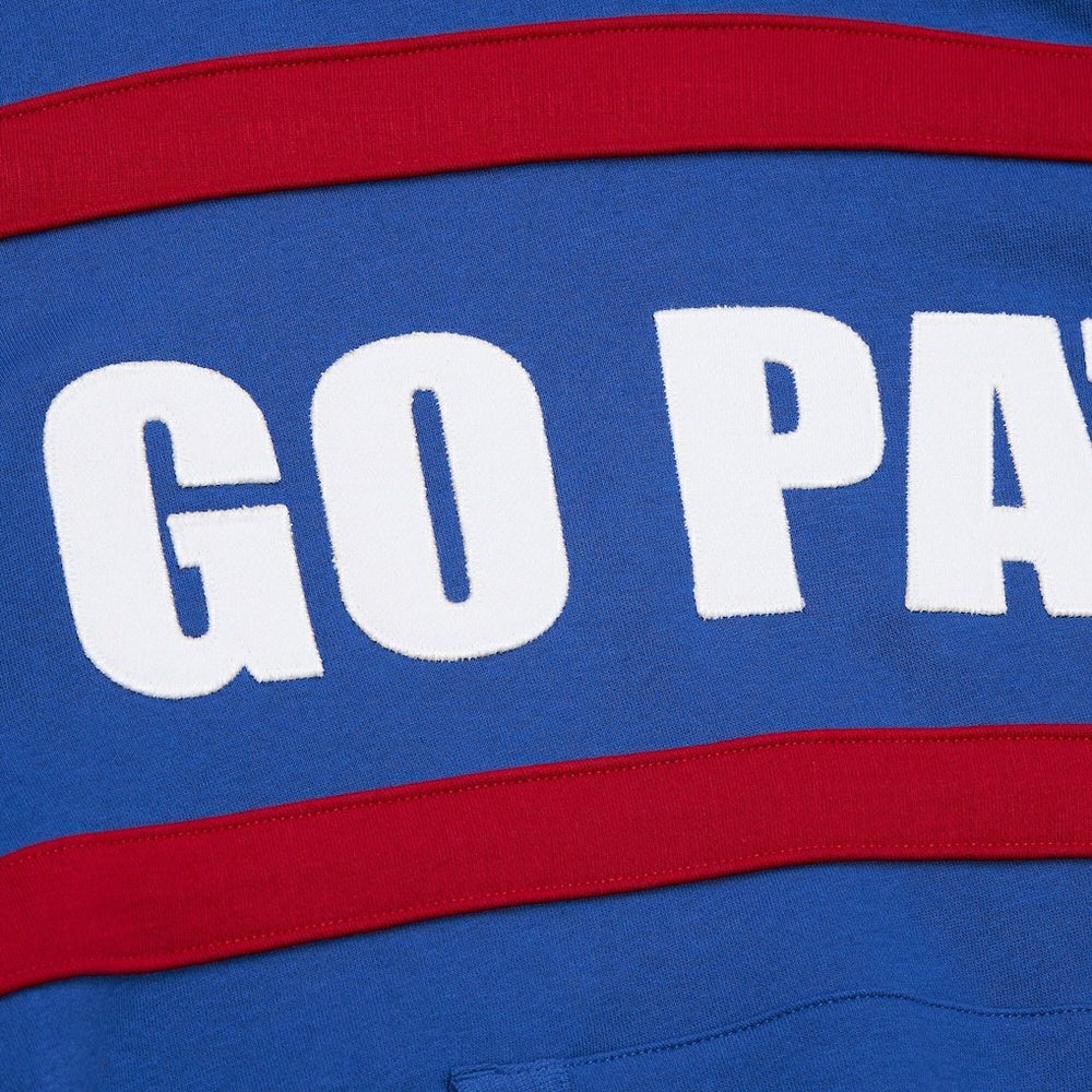 New England Patriots Vintage Logo Head Coach Fleece Pullover Hoodie Royal