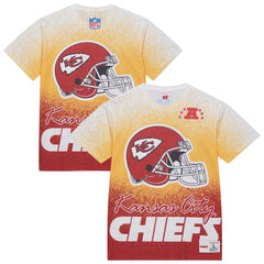 Mitchell & Ness Kansas City Chiefs Team Burst Vintage Logo T-Shirt White