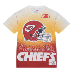 Mitchell & Ness Kansas City Chiefs Team Burst Vintage Logo T-Shirt White