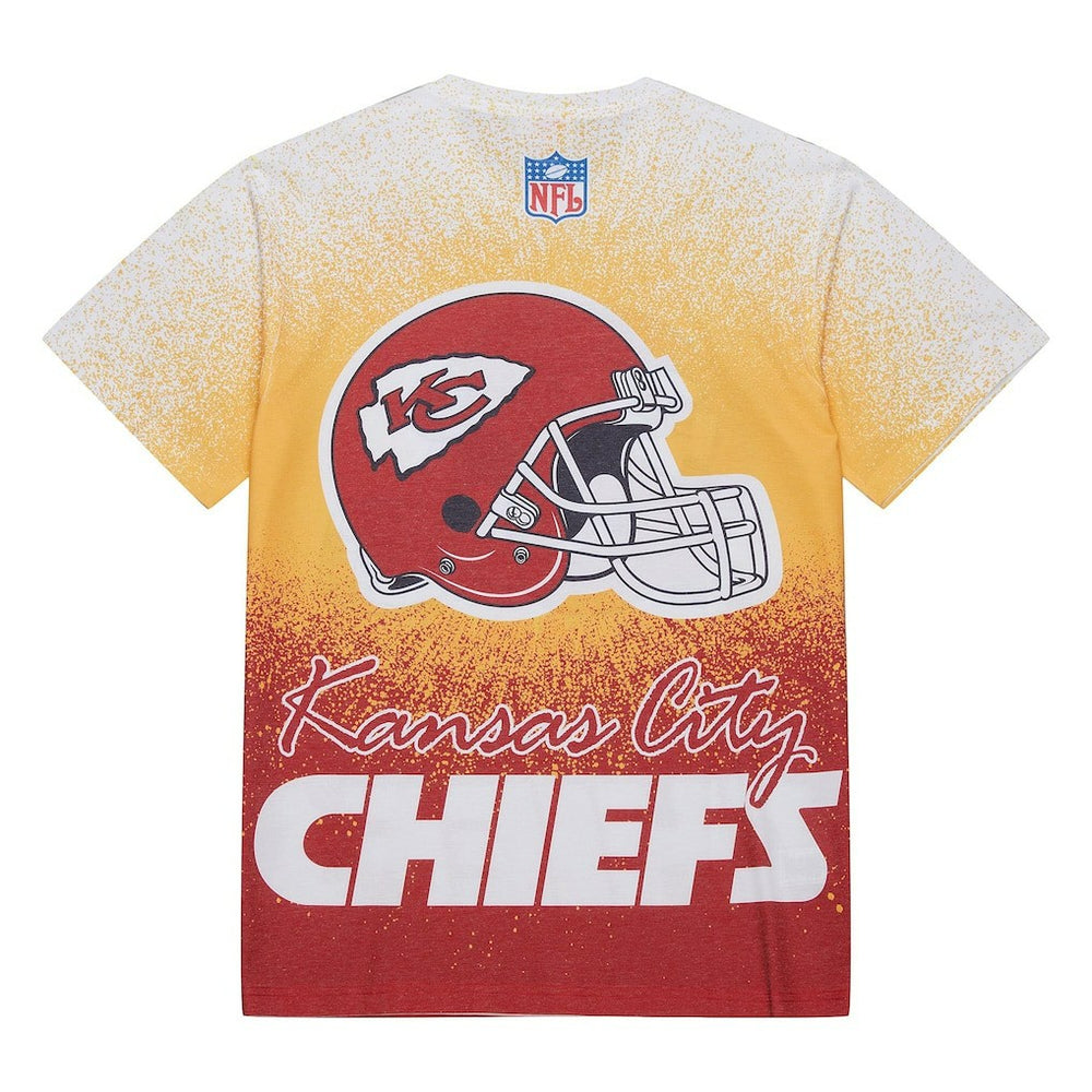 Mitchell & Ness Kansas City Chiefs Team Burst Vintage Logo T-Shirt White