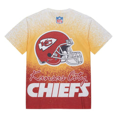 Mitchell & Ness Kansas City Chiefs Team Burst Vintage Logo T-Shirt White