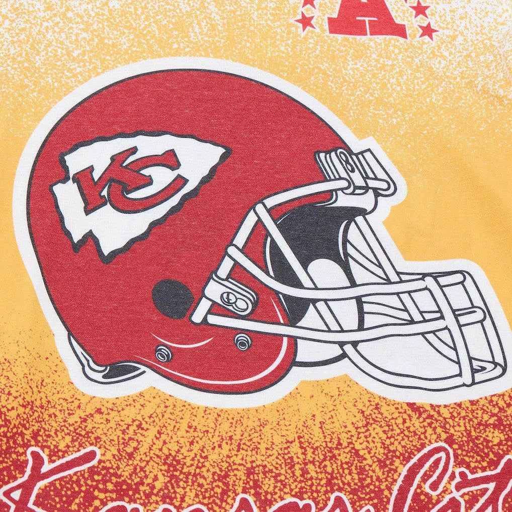 Mitchell & Ness Kansas City Chiefs Team Burst Vintage Logo T-Shirt White