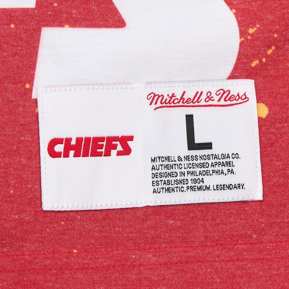 Mitchell & Ness Kansas City Chiefs Team Burst Vintage Logo T-Shirt White