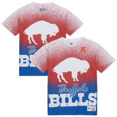 Mitchell & Ness Buffalo Bills Team Burst Vintage Logo T-Shirt White