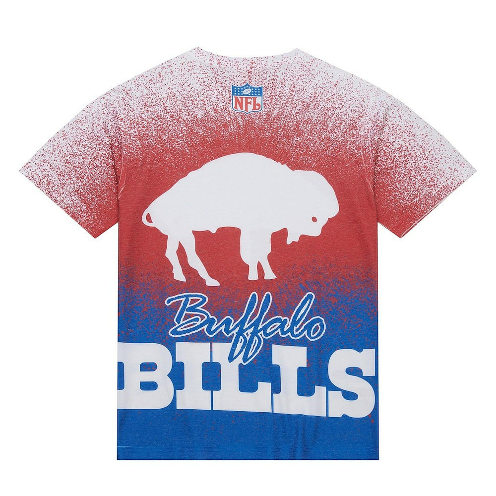 Mitchell & Ness Buffalo Bills Team Burst Vintage Logo T-Shirt White