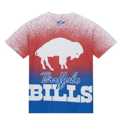Mitchell & Ness Buffalo Bills Team Burst Vintage Logo T-Shirt White