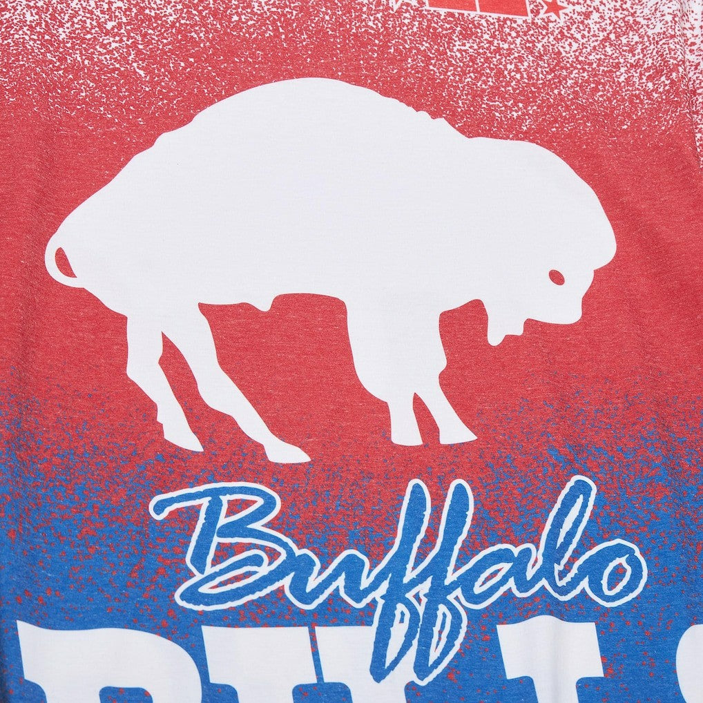 Mitchell & Ness Buffalo Bills Team Burst Vintage Logo T-Shirt White