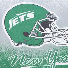 Mitchell & Ness New York Jets Team Burst Vintage Logo T-Shirt White