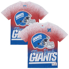 Mitchell & Ness New York Giants Team Burst Vintage Logo T-Shirt White