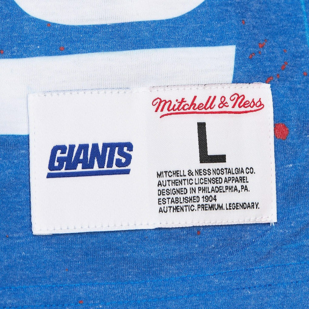 Mitchell & Ness New York Giants Team Burst Vintage Logo T-Shirt White