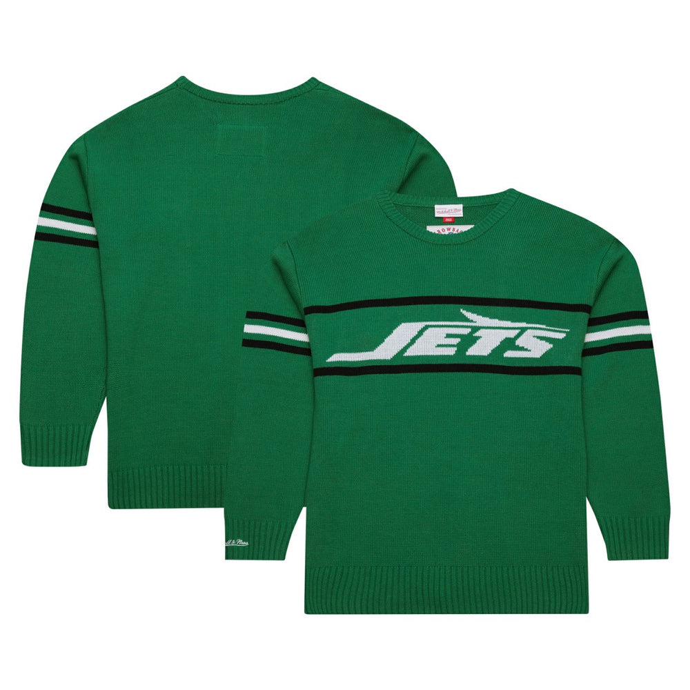 Mitchell & Ness New York Jets Throwback 1984 Pullover Sweater Green