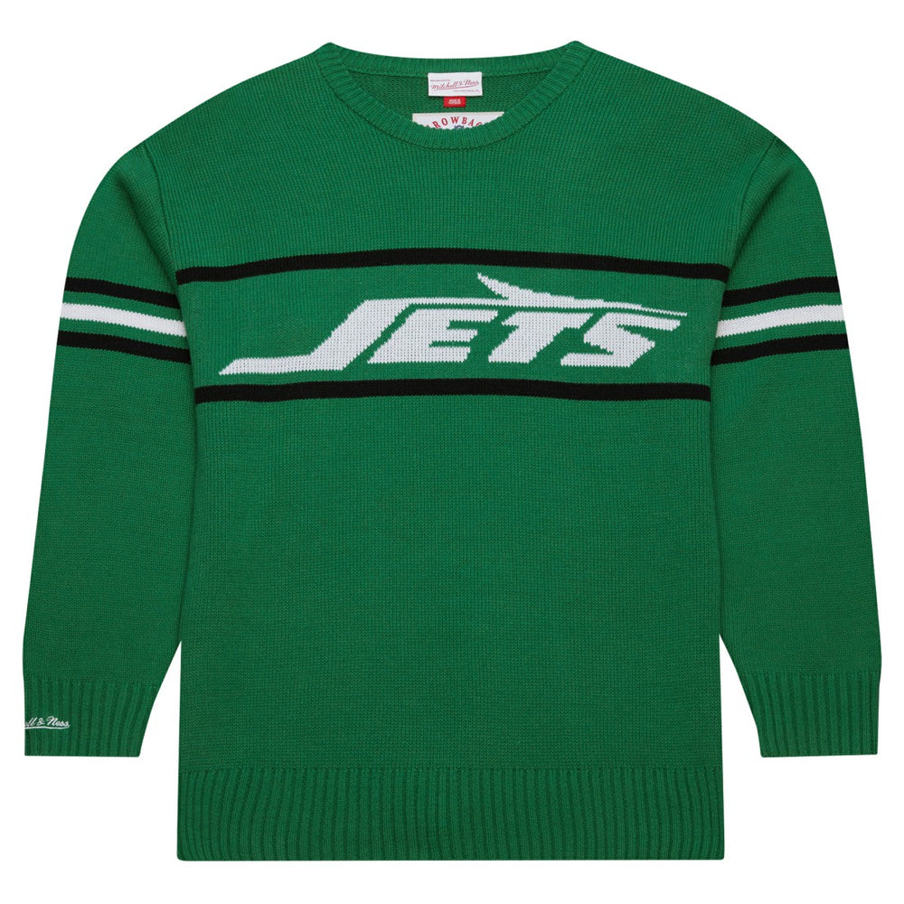 Mitchell & Ness New York Jets Throwback 1984 Pullover Sweater Green