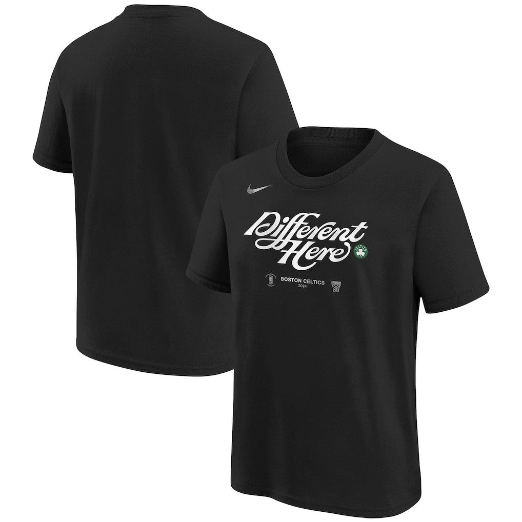 Boston Celtics Unisex 2024 NBA Playoffs Mantra T-Shirt Black | Nike outlet