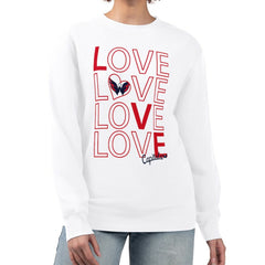 Washington Capitals G-III 4Her by Carl Banks Women's Lots Of Love Team Logo Graphic Pullover Sweatshirt - White - NHL 201411514