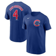 Pete Crow-Armstrong Chicago Cubs Nike Fuse Name & Number T-Shirt - Royal - Nike Lifestyle