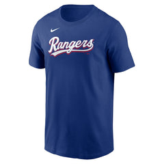 Evan Carter Texas Rangers Nike Fuse Name & Number T-Shirt - Royal - Nike on Sale