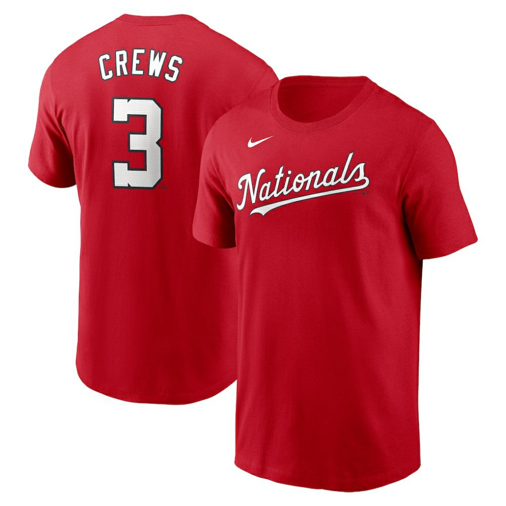 Dylan Crews Washington Nationals Nike Fuse Name & Number T-Shirt - Red - Nike on Sale